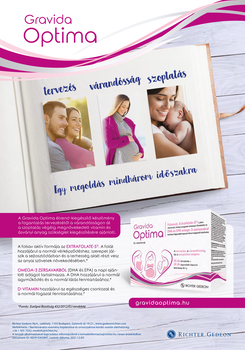 Gravida Optima étrend-kiegészítő a tervezés, várandósság és szoptatás időszakára.