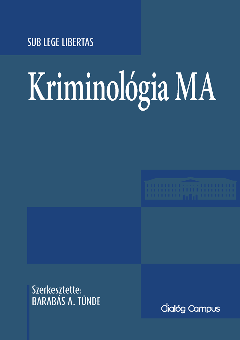 Kriminológia MA