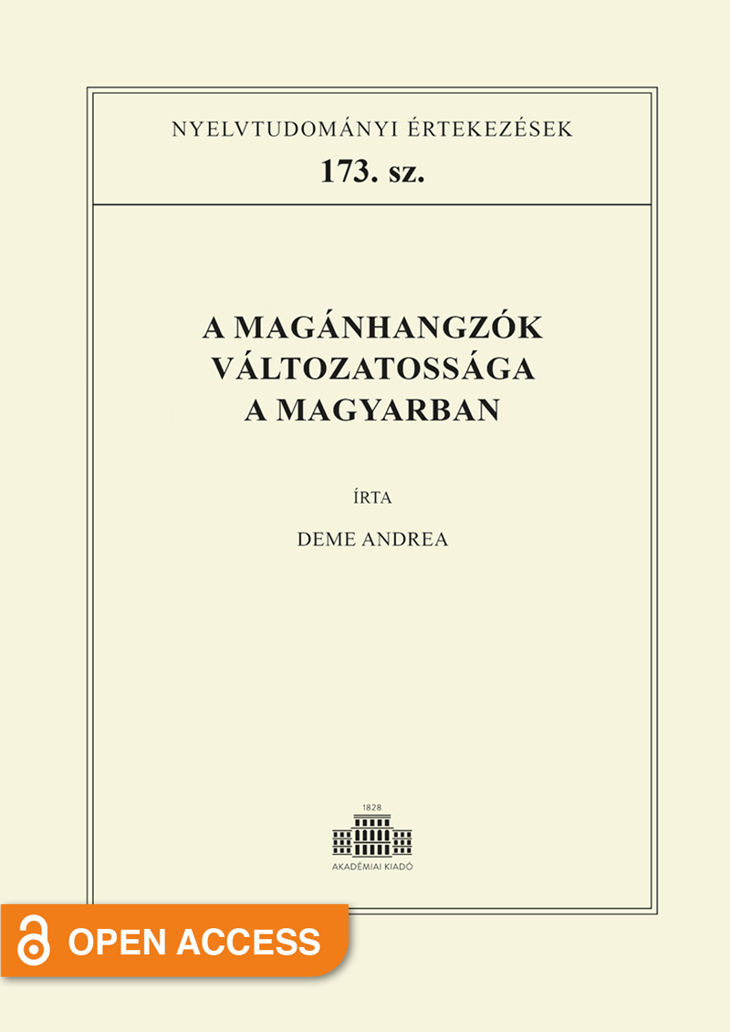 A magánhangzók változatossága a magyarban