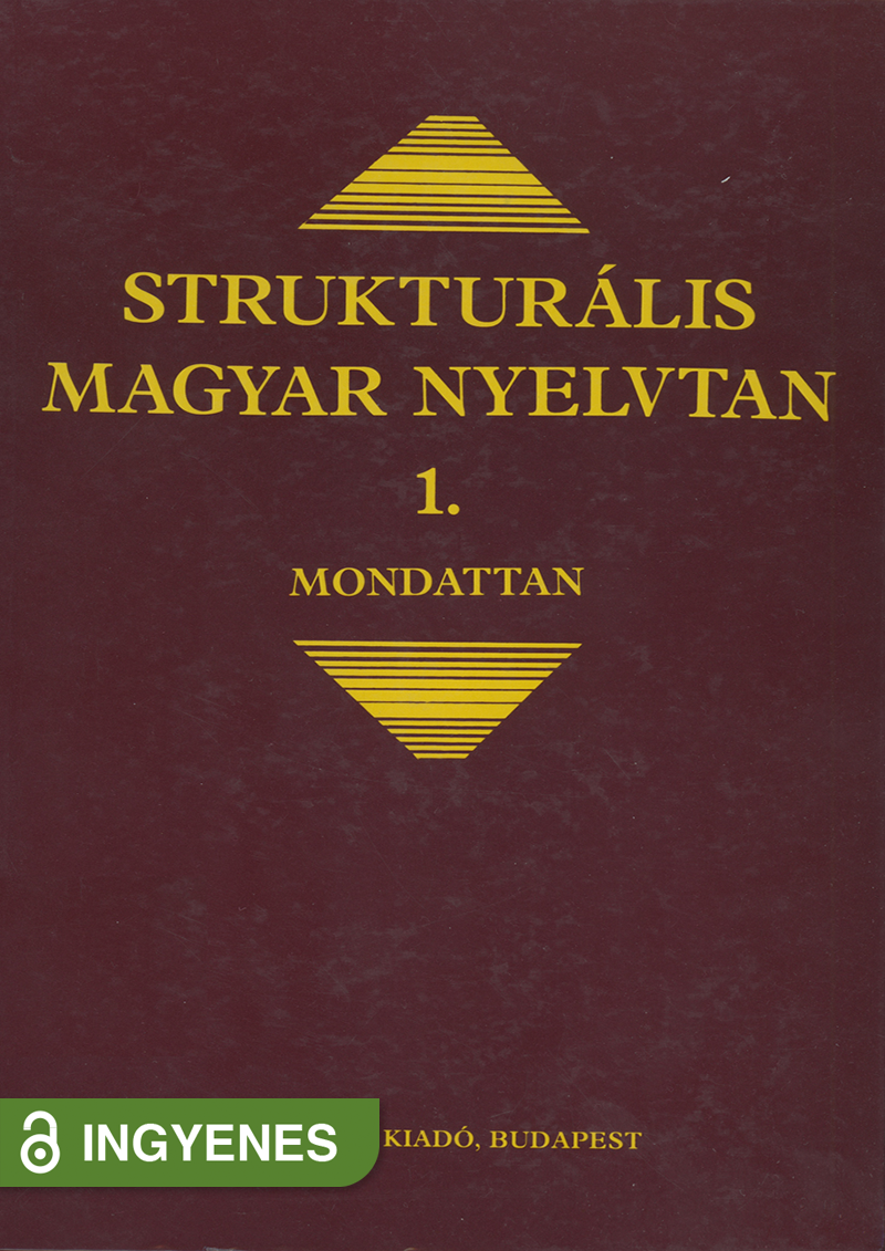 Strukturális magyar nyelvtan 1.